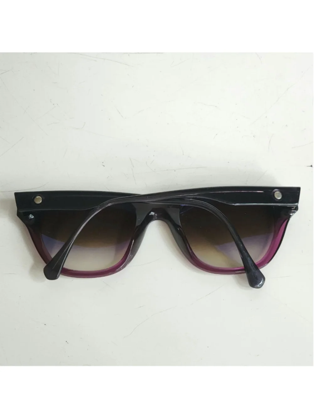 FACE a FACE Women's‎ Lindy 2 Purple Black Round Sunglasses NEW Handmade in Italy